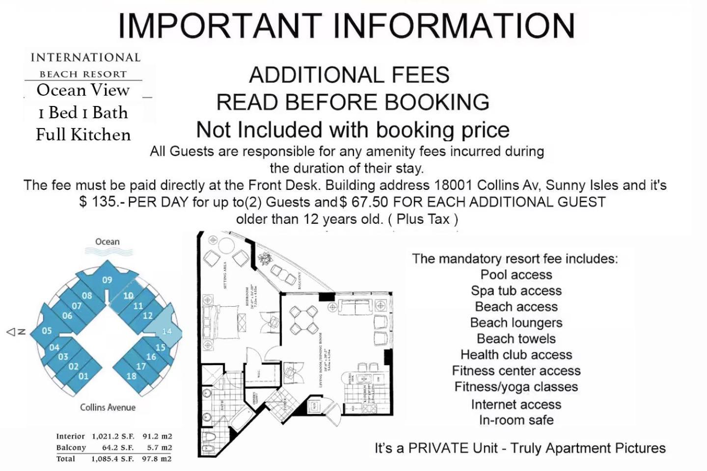 Hotel International Beach Tump Resort Ocean View 1100 Sf 1 Bed 1Bth Privately Owned Sunny Isles Miami Beach Exterior photo